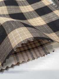 25443 Yarn-dyed Compact 80 Thread Lawn Check[Textile / Fabric] SUNWELL Sub Photo
