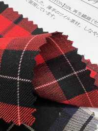 26038 Yarn-dyed 60 Single Thread Cotton/cellulose Twill Check[Textile / Fabric] SUNWELL Sub Photo