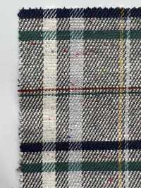 26118 Yarn-dyed Cotton/acrylic/polyester Color Nep Check[Textile / Fabric] SUNWELL Sub Photo