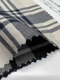 26126 Yarn-dyed 60 Single Thread Cotton/cellulose Twill Check[Textile / Fabric] SUNWELL Sub Photo