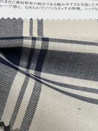 26126 Yarn-dyed 60 Single Thread Cotton/cellulose Twill Check[Textile / Fabric] SUNWELL Sub Photo