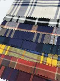26126 Yarn-dyed 60 Single Thread Cotton/cellulose Twill Check[Textile / Fabric] SUNWELL Sub Photo
