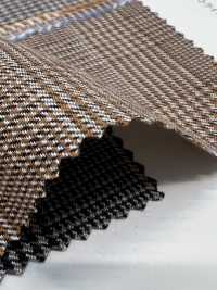26137 Yarn-dyed 30 Thread Polyester/rayon/cotton Cut Fringe Check[Textile / Fabric] SUNWELL Sub Photo