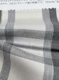 26161 Yarn-dyed Cotton / Tencel (TM) Lyocell Fiber TOP Thread Check[Textile / Fabric] SUNWELL Sub Photo