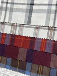 26161 Yarn-dyed Cotton / Tencel (TM) Lyocell Fiber TOP Thread Check[Textile / Fabric] SUNWELL Sub Photo