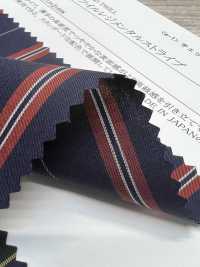 26181 Yarn Dyed PIMA70 Thread Twill Regimental Stripe[Textile / Fabric] SUNWELL Sub Photo