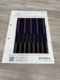 26181 Yarn Dyed PIMA70 Thread Twill Regimental Stripe[Textile / Fabric] SUNWELL Sub Photo