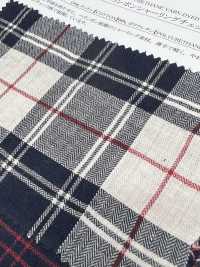 26187 Yarn-dyed Herringbone Shirring Check[Textile / Fabric] SUNWELL Sub Photo