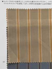 26219 60 Single Thread Cotton/Cellulose Typewritter Cloth Dobby Stripe[Textile / Fabric] SUNWELL Sub Photo