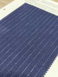 26226 Yarn Dyed 16 Single Thread Cotton/linen/wool Viyella Pinstripe[Textile / Fabric] SUNWELL Sub Photo