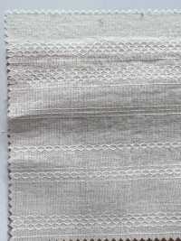 35088 Lace -dyed Cotton Leno Weave Linen Horizontal Stripes[Textile / Fabric] SUNWELL Sub Photo