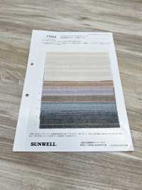 35088 Lace -dyed Cotton Leno Weave Linen Horizontal Stripes[Textile / Fabric] SUNWELL Sub Photo