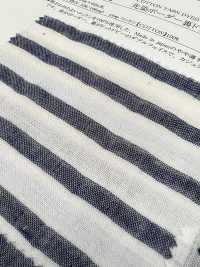 35111 Yarn-dyed Horizontal Stripe Back Dot Double Gauze[Textile / Fabric] SUNWELL Sub Photo