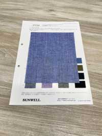 35114 Linen Uneven Thread Chambray[Textile / Fabric] SUNWELL Sub Photo