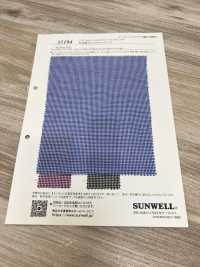 35194 Yarn-dyed Cotton Polyester Check[Textile / Fabric] SUNWELL Sub Photo