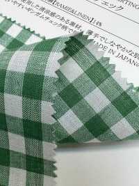 35223 Yarn-dyed Cotton/ Linen Uneven Thread Gingham Check[Textile / Fabric] SUNWELL Sub Photo