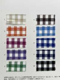 35223 Yarn-dyed Cotton/ Linen Uneven Thread Gingham Check[Textile / Fabric] SUNWELL Sub Photo