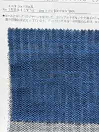 35267 Yarn-dyed Cotton Slub Double Gauze Chambray[Textile / Fabric] SUNWELL Sub Photo