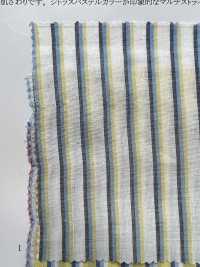 35317 Yarn-dyed 60 Thread Shirring Multi-stripes[Textile / Fabric] SUNWELL Sub Photo
