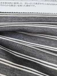35323 Yarn-dyed Cotton/rayon Twill Double Horizontal Stripes[Textile / Fabric] SUNWELL Sub Photo