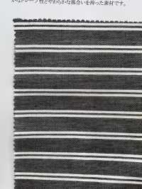 35323 Yarn-dyed Cotton/rayon Twill Double Horizontal Stripes[Textile / Fabric] SUNWELL Sub Photo