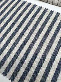 35332 Yarn-dyed Cotton/ Linen 16 Thread Herringbone Stripe[Textile / Fabric] SUNWELL Sub Photo