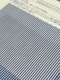 35346 Yarn-dyed PIMA70 Single Thread Typewritter Cloth Gingham & Stripe[Textile / Fabric] SUNWELL Sub Photo
