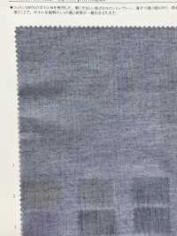 35379 Yarn-dyed 60 Thread Voile Chambray[Textile / Fabric] SUNWELL Sub Photo