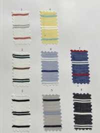 35382 Yarn-dyed Cotton/rayon Twill Multi-horizontal Stripes[Textile / Fabric] SUNWELL Sub Photo