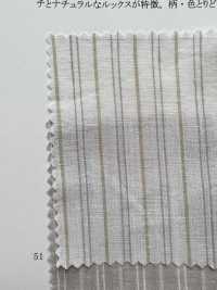 35404 Yarn-dyed Cotton/ Linen Uneven Thread Multi-stripes[Textile / Fabric] SUNWELL Sub Photo