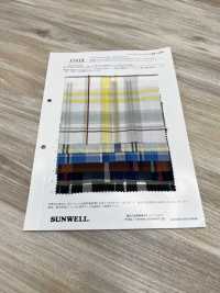 35418 Yarn Dyed Cotton/Polyester Bright Yarn Lawn Check[Textile / Fabric] SUNWELL Sub Photo