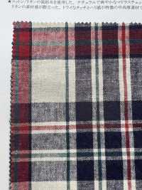 35421 Yarn-dyed 16 Single Yarn Thread/ Linen Madras Check[Textile / Fabric] SUNWELL Sub Photo