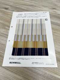 35422 Yarn-dyed Cotton / Tencel (TM) Lyocell Fiber Lawn Multi-stripes[Textile / Fabric] SUNWELL Sub Photo