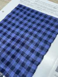 35424 Yarn Dyed Cotton/Tencel (TM) Lyocell Fiber Shirring Gingham[Textile / Fabric] SUNWELL Sub Photo