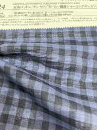 35424 Yarn Dyed Cotton/Tencel (TM) Lyocell Fiber Shirring Gingham[Textile / Fabric] SUNWELL Sub Photo