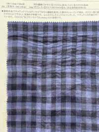 35424 Yarn Dyed Cotton/Tencel (TM) Lyocell Fiber Shirring Gingham[Textile / Fabric] SUNWELL Sub Photo