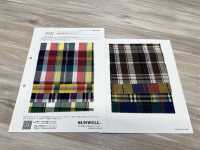 35432 Yarn-dyed 40 Single Yarn Thread/ Linen Madras Check[Textile / Fabric] SUNWELL Sub Photo