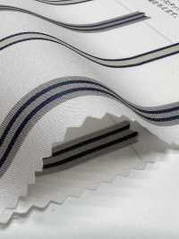 35450 60 Single Thread Cotton/Cellulose Typewritter Cloth Dobby Stripe[Textile / Fabric] SUNWELL Sub Photo