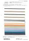 35452 Dyed Cotton/rayon/silk Twill Multi-horizontal Stripes