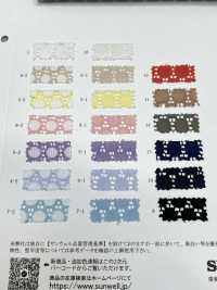 42875 Cotton/nylon Dotted Raschel Lace[Textile / Fabric] SUNWELL Sub Photo