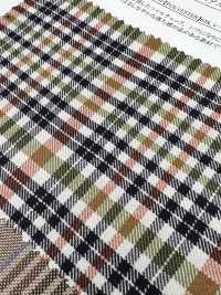 46171 Yarn-dyed 30 Thread Polyester/rayon Crisp Twill Check[Textile / Fabric] SUNWELL Sub Photo