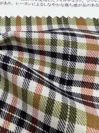 46171 Yarn-dyed 30 Thread Polyester/rayon Crisp Twill Check[Textile / Fabric] SUNWELL Sub Photo