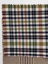 46171 Yarn-dyed 30 Thread Polyester/rayon Crisp Twill Check[Textile / Fabric] SUNWELL Sub Photo