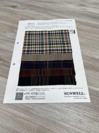 46171 Yarn-dyed 30 Thread Polyester/rayon Crisp Twill Check[Textile / Fabric] SUNWELL Sub Photo