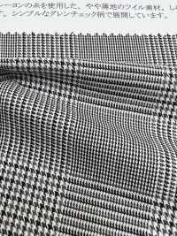 46207 Polyester/rayon Twill Glen Check[Textile / Fabric] SUNWELL Sub Photo
