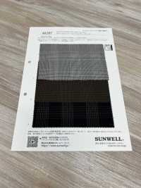 46207 Polyester/rayon Twill Glen Check[Textile / Fabric] SUNWELL Sub Photo