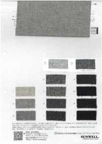 76022 Hammow Wool Polyester Etamine[Textile / Fabric] SUNWELL Sub Photo