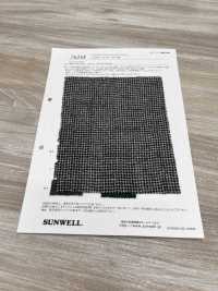 76248 2/48 Wool Gauze Houndstooth[Textile / Fabric] SUNWELL Sub Photo