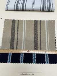 A-8082 Linen Stripe[Textile / Fabric] ARINOBE Sub Photo