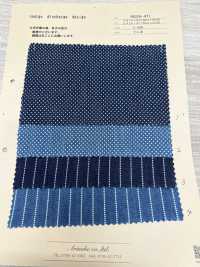 INDIA-471 Indigo Discharge Design[Textile / Fabric] ARINOBE CO., LTD. Sub Photo